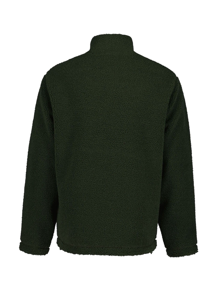 GANT Green Reversible Zip Through Fleece - Image 2 of 2