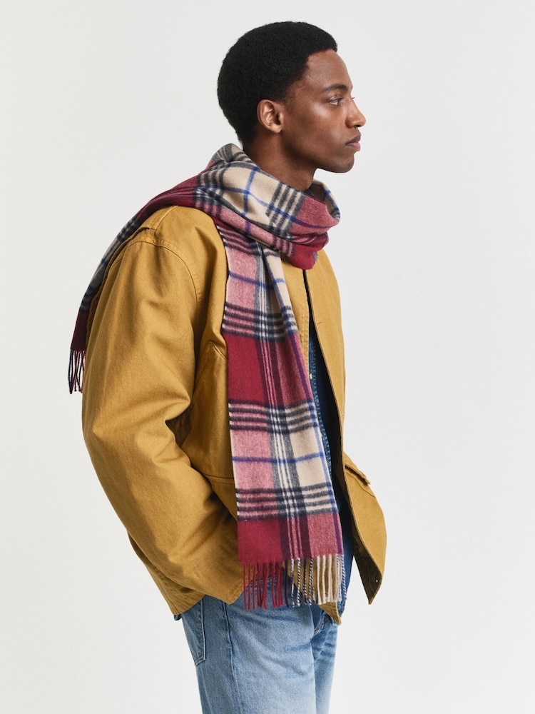 GANT Checked Wool Scarf - Slika 1 iz 5