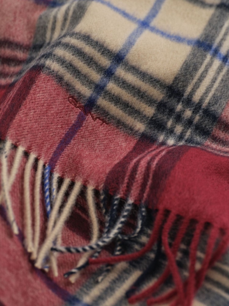 GANT Checked Wool Scarf - Slika 5 iz 5