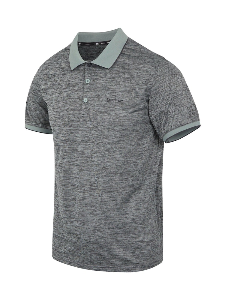 Regatta Light Green Mens Remex II Jersey Polo Shirt - Image 7 of 7 Regatta Light Green Mens Remex II Jersey Polo Shirt - Image 7 of 7