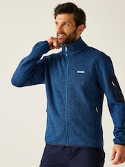Regatta Blue Mens Newhill Full Zip Fleece - Image 1 of 7