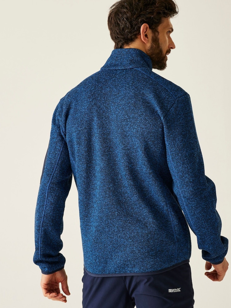 Regatta Blue Mens Newhill Full Zip Fleece - Image 2 of 7