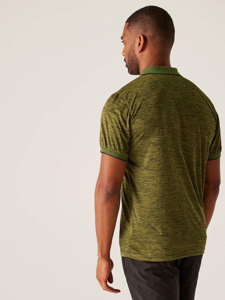 Regatta Olive Green Mens Remex II Jersey Polo Shirt - Image 2 of 7