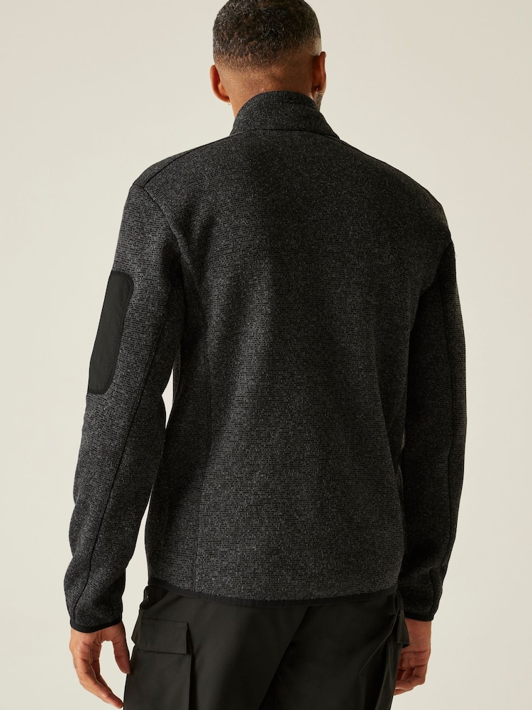 Regatta Black Mens Newhill Full Zip Fleece - Image 2 of 7