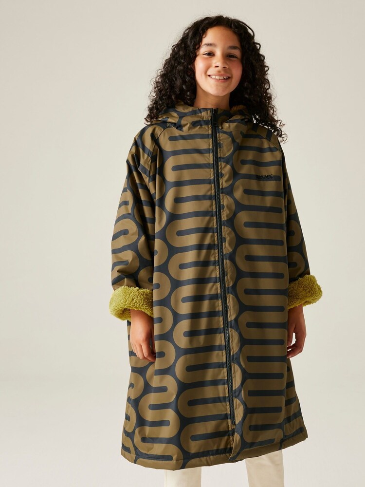 Regatta Green Orla Girls Waterproof Robe - Image 1 of 9 Regatta Green Orla Girls Waterproof Robe - Image 1 of 9