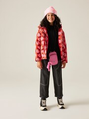 Regatta Red Orla Girls Waterproof Jacket - Image 4 of 9