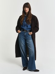 GANT Blue Relaxed Fit Denim Jeans - Image 1 of 5