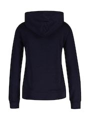GANT Blue Regular Archive Logo Print Hoodie - Image 2 of 2