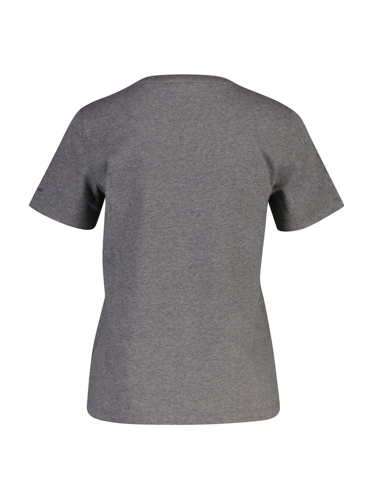 GANT Grey G Badge T-Shirt - Image 2 of 2