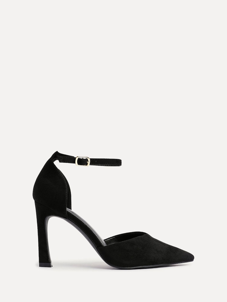 Linzi Black Moira Classic Stiletto Court Heels - Image 2 of 5