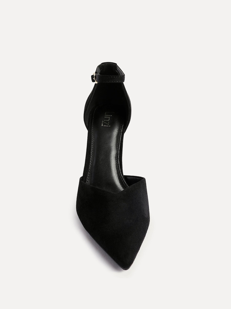 Linzi Black Moira Classic Stiletto Court Heels - Image 5 of 5