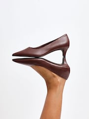 Linzi Red Zola Kitten Court Heel - Image 1 of 5