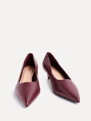 Linzi Red Zola Kitten Court Heel - Image 3 of 5