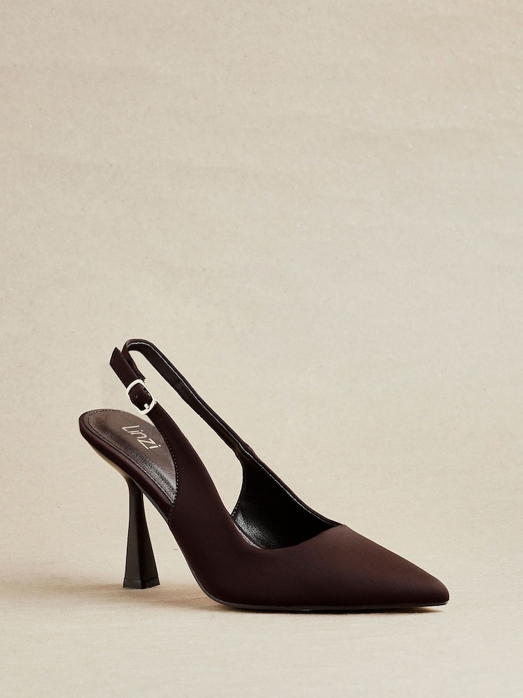 Linzi Brown Una Slingback Court Heels - Image 1 of 6