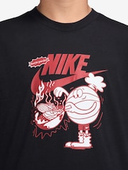 Nike Black Graphic Sole Food T-Shirt - Image 3 of 5