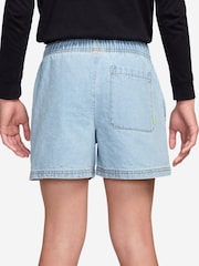 Nike Blue Collection Denim Shorts - Image 2 of 4