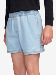 Nike Blue Collection Denim Shorts - Image 3 of 4