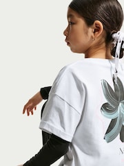 Nike Flower Graphic Boxy T-Shirt - Imaginea 5 din 5