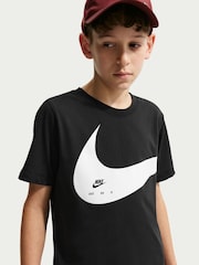 Nike Black/White Energy Graphic T-Shirt - Image 4 of 5