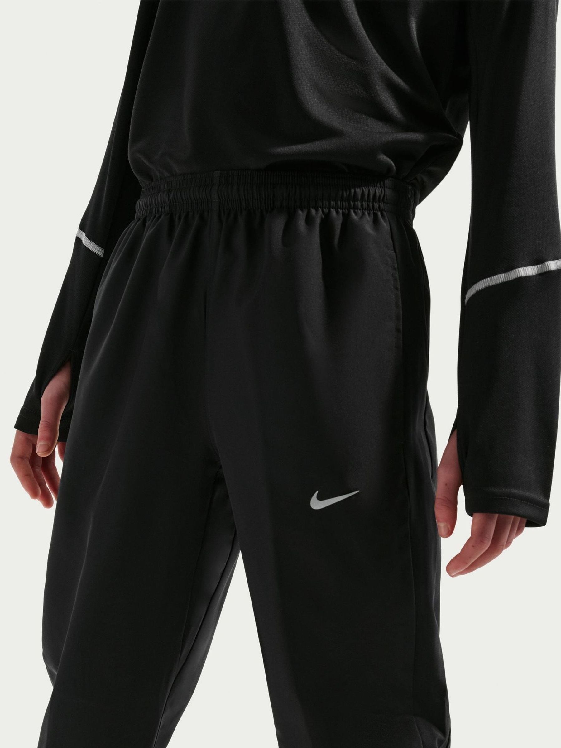 Buy Nike Black Dri-FIT Miler Woven Joggers from the Next UK online