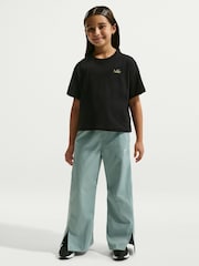 Nike Black Flower Graphic Boxy T-Shirt - Image 1 of 5