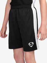 Nike Black/White Dri-Fit Academy Training Shorts - Image 3 of 7