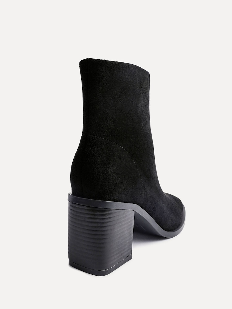 Preto - Linzi Orlando Block Heeled Ankle Boots - Imagem 7 de 7
