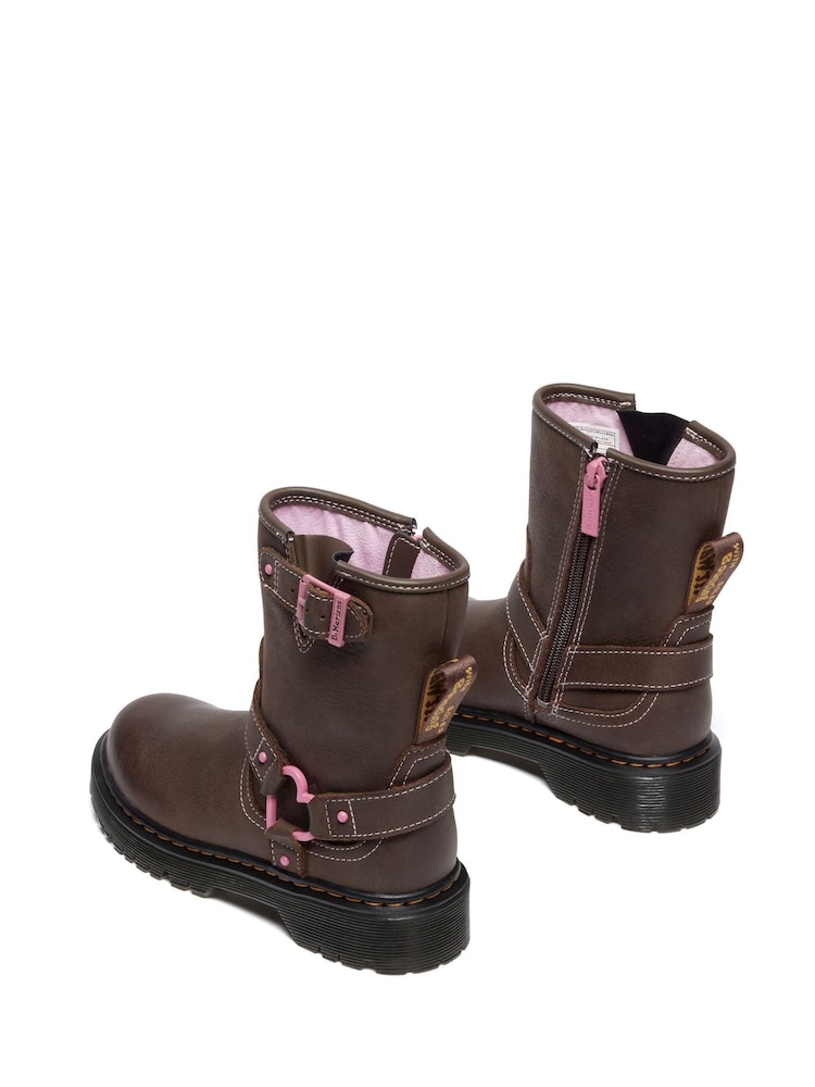 Dr. Martens Brown Genaya J Wyoming Shoes - Image 2 of 4 Dr. Martens Brown Genaya J Wyoming Shoes - Image 2 of 4