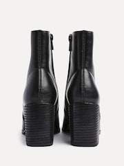 Linzi Black Advance Stretch Block Heeled Ankle Boots - Image 5 of 6