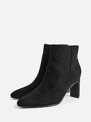 Linzi Black Alisha Point Toe Block Heeled Ankle Boots - Image 4 of 5
