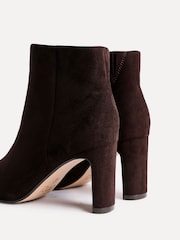 Linzi Brown Alisha Point Toe Block Heeled Ankle Boots - Image 4 of 5