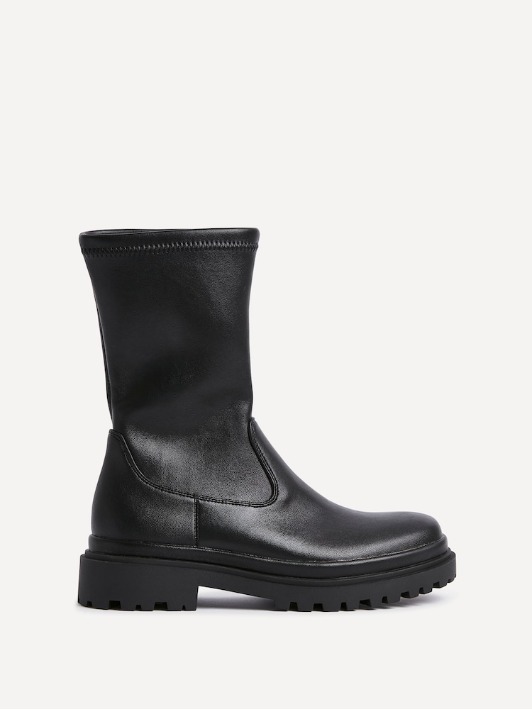 Linzi Black Edge Stretch Ankle Boots - Image 2 of 6 Linzi Black Edge Stretch Ankle Boots - Image 2 of 6