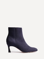 Linzi Blue Reserve Round Toe Stiletto Ankle Boots - Image 2 of 5