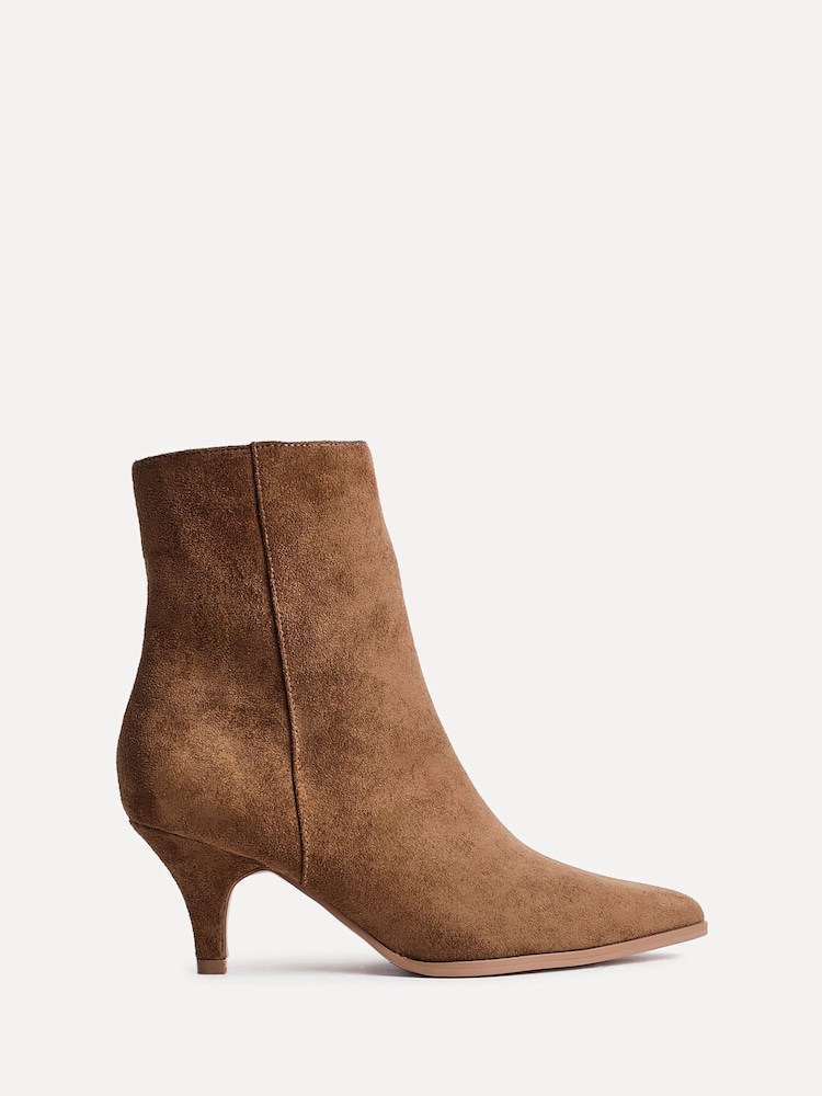 Linzi Brown Pursuit Mid Heel Ankle Boots - Image 2 of 7
