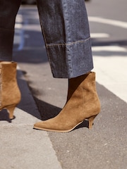 Linzi Brown Pursuit Mid Heel Ankle Boots - Image 7 of 7