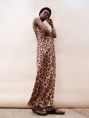 Ro&Zo Leopard Print Midi Dress - Bild 2 von 5