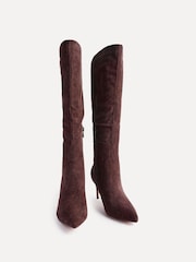 Linzi Brown Ambition Assymetric High Leg Stiletto Boots - Image 3 of 7