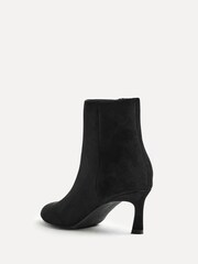 Linzi Black Dark Reserve Round Toe Stiletto Ankle Boots - Image 4 of 7