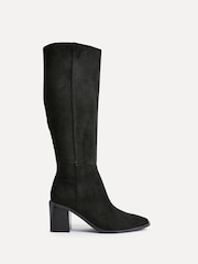 Linzi Black Levine Block Heeled High Leg Boots - Image 2 of 5