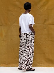 Ro&Zo Brown Zebra Print Trousers - Image 5 of 5