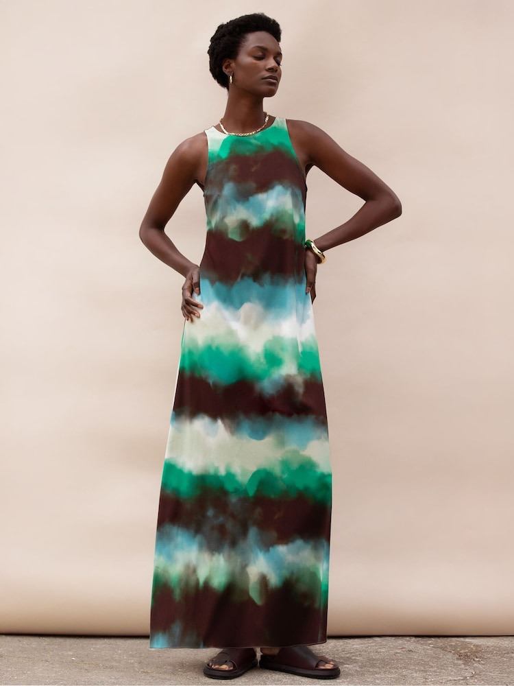 Ro&Zo Watercolour Print Midi Dress - Bild 1 von 5
