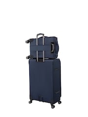 IT Luggage Blue Teleported Cabin Suitcase - Image 7 of 12