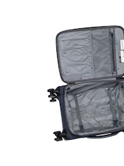 IT Luggage Blue Teleported Cabin Suitcase - Image 8 of 12