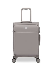 IT Luggage Grey Lustrous Luxe Moon Rock Cabin Suitcase - Image 1 of 8