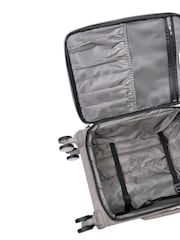 IT Luggage Grey Lustrous Luxe Moon Rock Cabin Suitcase - Image 7 of 8