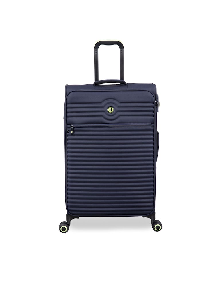 IT Luggage Medium Blue Circulator Suitcase - Image 1 of 8