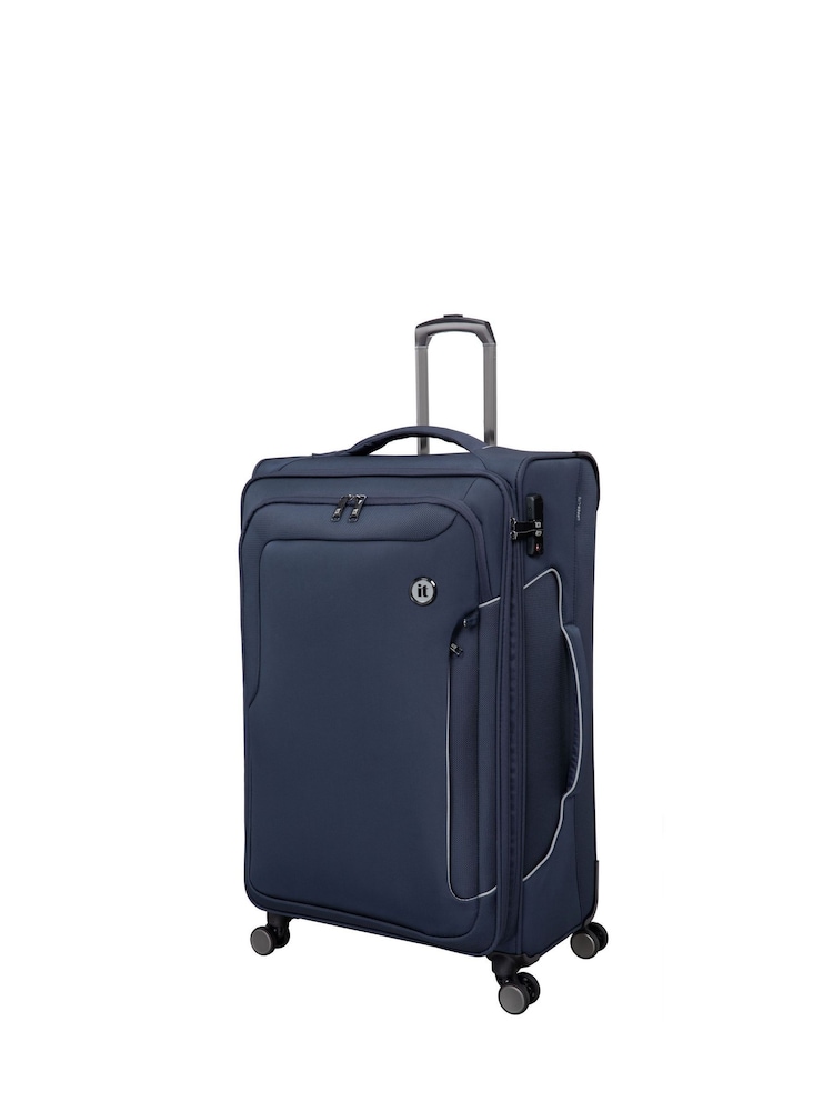 IT Luggage Blue Teleported Suitcase Set - Image 2 of 12