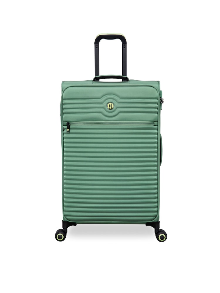 IT Luggage Medium Green Circulator Suitcase - Image 1 of 8
