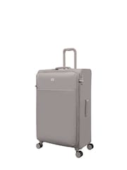 IT Luggage Large Grey Lustrous Luxe Moon Rock Suitcase - Image 6 of 8