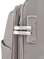 IT Luggage Large Grey Lustrous Luxe Moon Rock Suitcase - Image 8 of 8